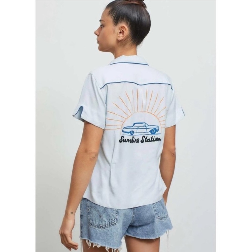 Urban Outfitters Sunshine Station Collar Shirt